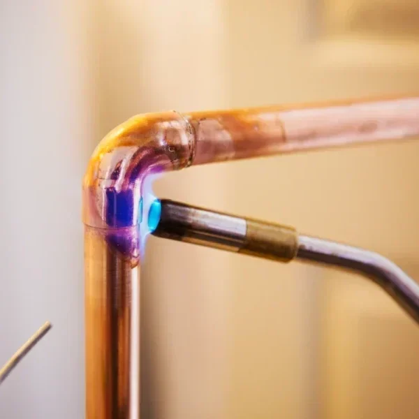 Tank style water heater installation near Telford PA