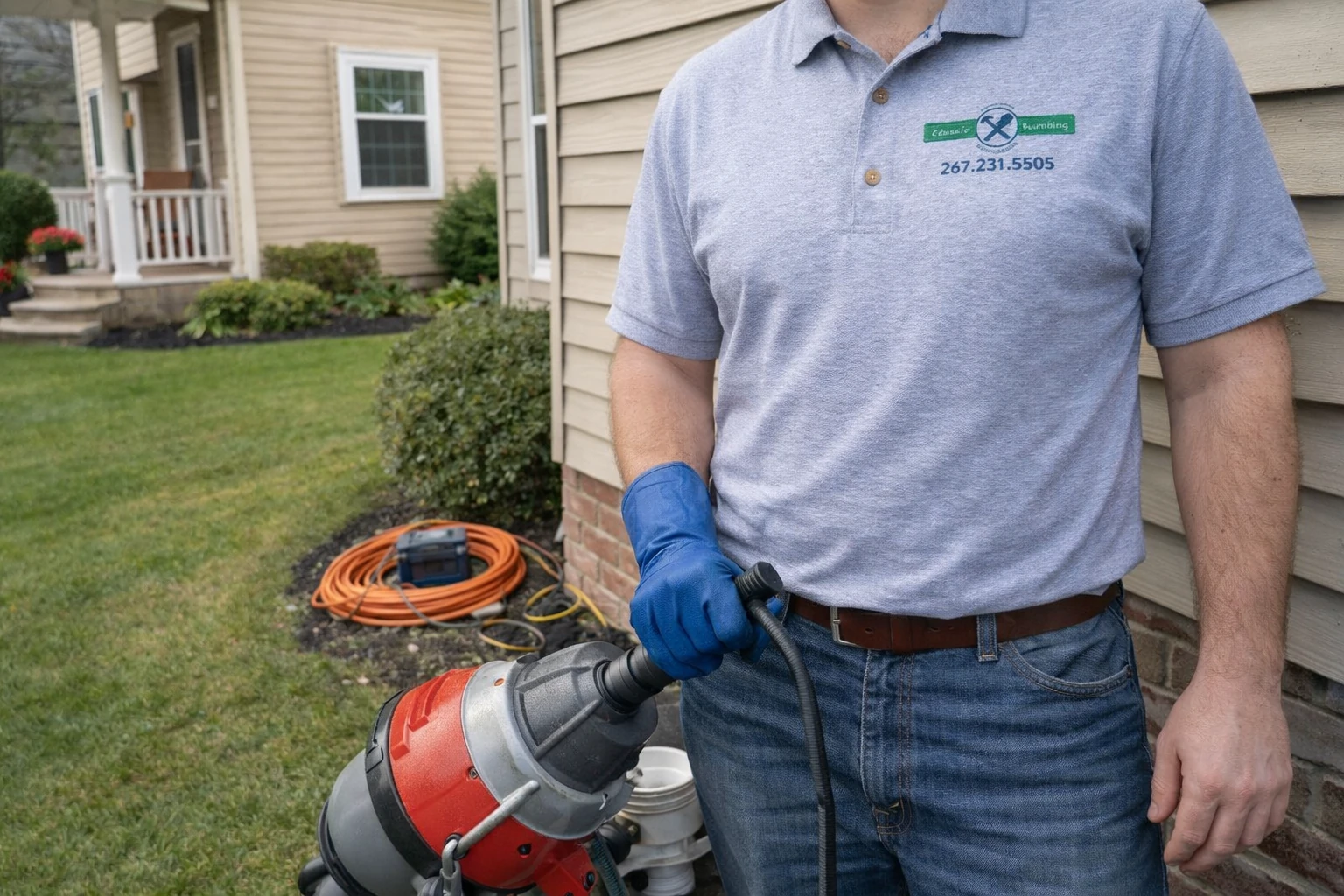 Drain cleaning service in Telford PA by DSC Classic Services